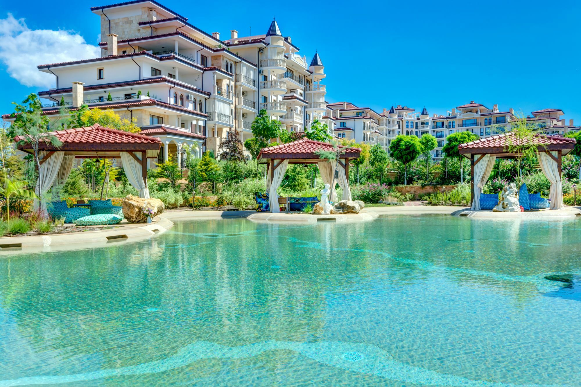 Apartments In Complex Poseidon Nesebar Bagian luar foto